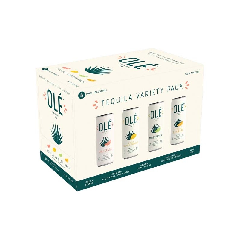 OLE TEQUILA VARIETY PACK 8X355 CAN